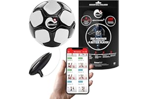SenseBall Soccer Ball & New Improved App | Daily Training Equipment for Young Players | Improve Skills & Control with Professional Soccer Coach Program & 50+ Exercise Videos