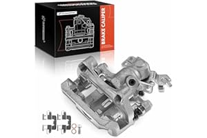 A-Premium Disc Brake Caliper Assembly with Bracket Compatible with Ford, Lincoln, Mazda and Mercury Models - Fusion 2006-2012, 6 2006-2013, Zephyr 2006, MKZ 2007-2012, Milan - Rear Right Passenger