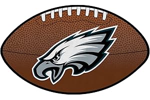 NFL Philadelphia Eagles Football-Shaped Pennant– Premium Felt Wall Banner Sign by Rico Industries- USA Made NFL Football Banner- Fan Décor for the Man Cave, Game Room, Dorm