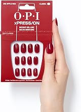 OPI xPRESS/ON Big Apple Red Short Round Nails With Nail Glue view 7