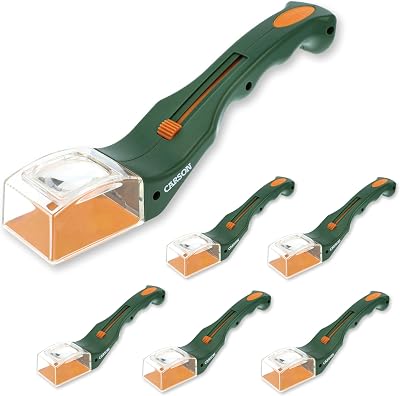 Carson BugView Bug Catching Tool & Magnifier Set of 6 Green HU-10MU