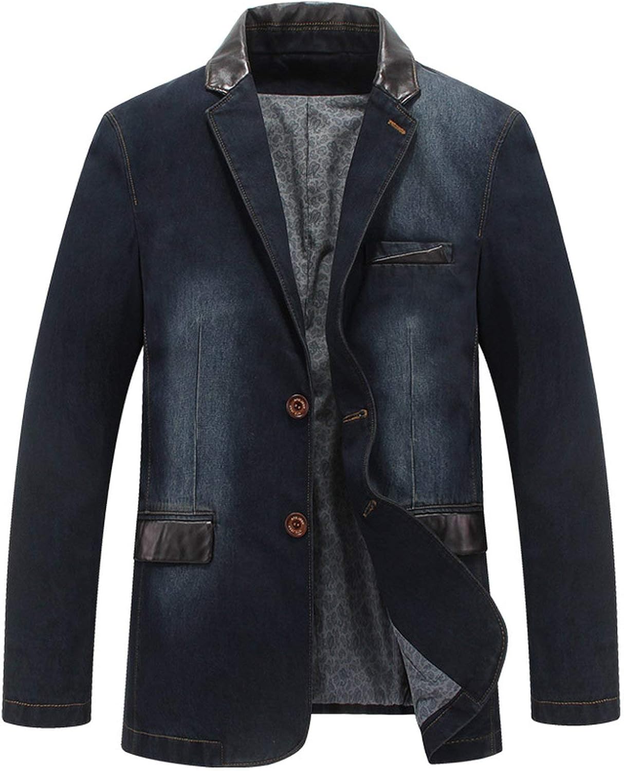 casual denim jacket men cotton coat