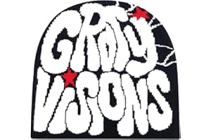 2THESTARS Y2K Beanie Hat for Men & Women Trendy Soft Stretchable Winter Cap, Gothic Spider Web Design Cold Weather Accessory