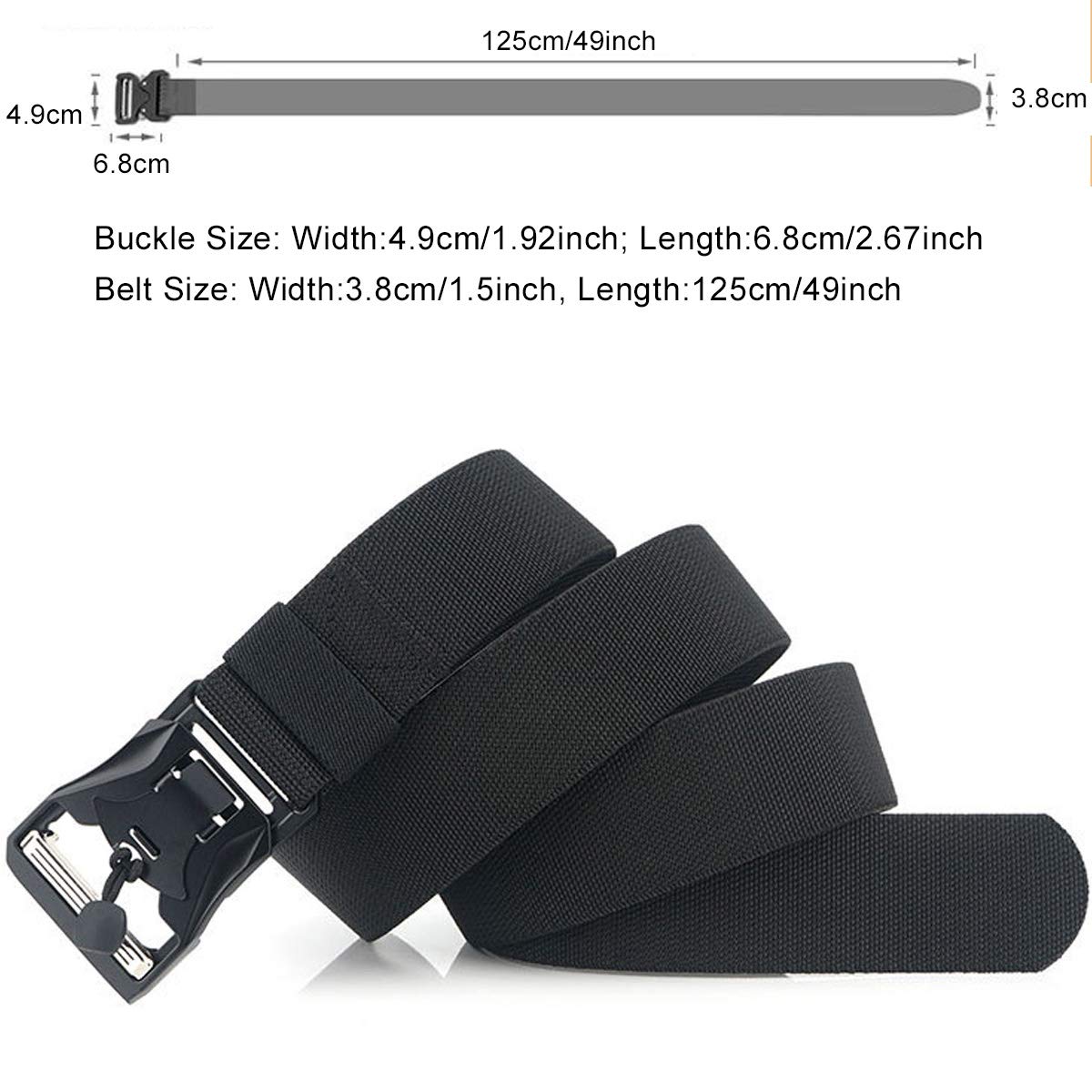 NiceShop16 Tactical Elastic Belt 1.5\