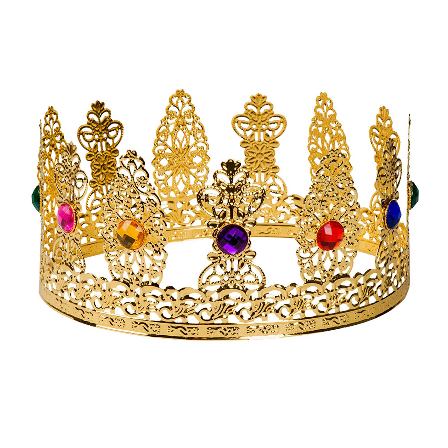 Boland Queen Crown with Faux Gemstones for Adults