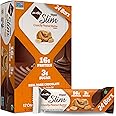 Nugo Slim Dark Chocolate Crunchy Peanut Butter, 16g Vegan Protein, 3g Sugar, 7g Fiber, Low Net Carb, Keto Friendly, Gluten Free, 24 Count