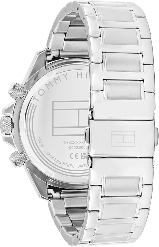 Chronograph für Herren Clark Kollektion mit silberfarbenem Edelstahlarmband - 1792238