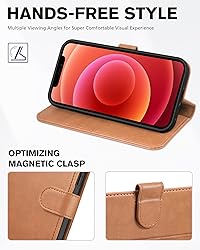 TUCCH Wallet Case for iPhone 12/iPhone 12 Pro