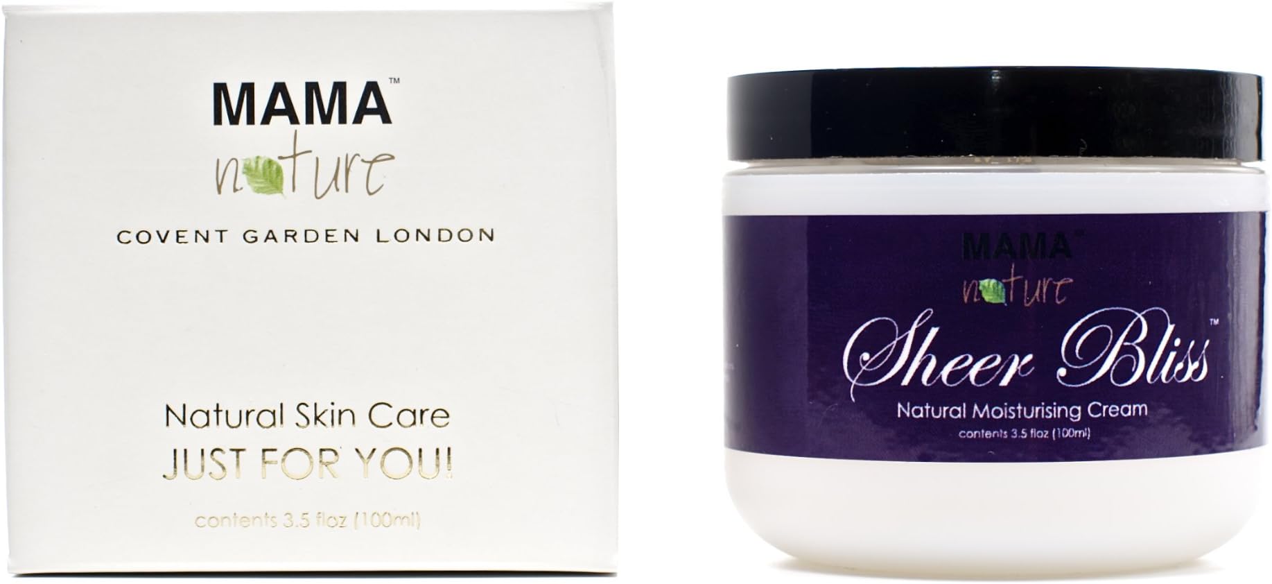 Mama Nature of London Sheer Bliss Natural Moisturising Cream 100ml