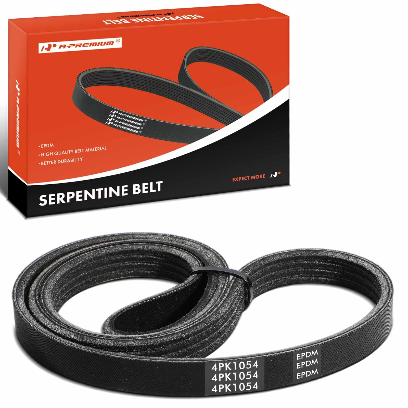 Photo 1 of A-Premium Engine Serpentine Drive Belt Compatible with Toyota Camry 2007-2011 & Lexus HS250h 2010-2012, 2.4L, FHEV, Location: Water Pump