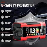 Husgw 10A 12V Smart Battery Charger Maintainer with Temperature Compensation view 7