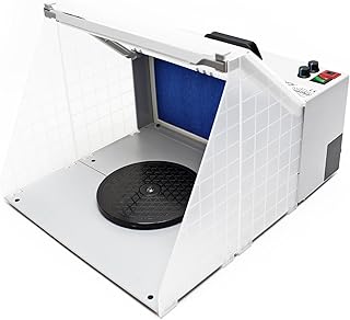 Airbrush Farbnebel Absauganlage 4m³/min Beleuchtung Absaugung Filterung regelbar
