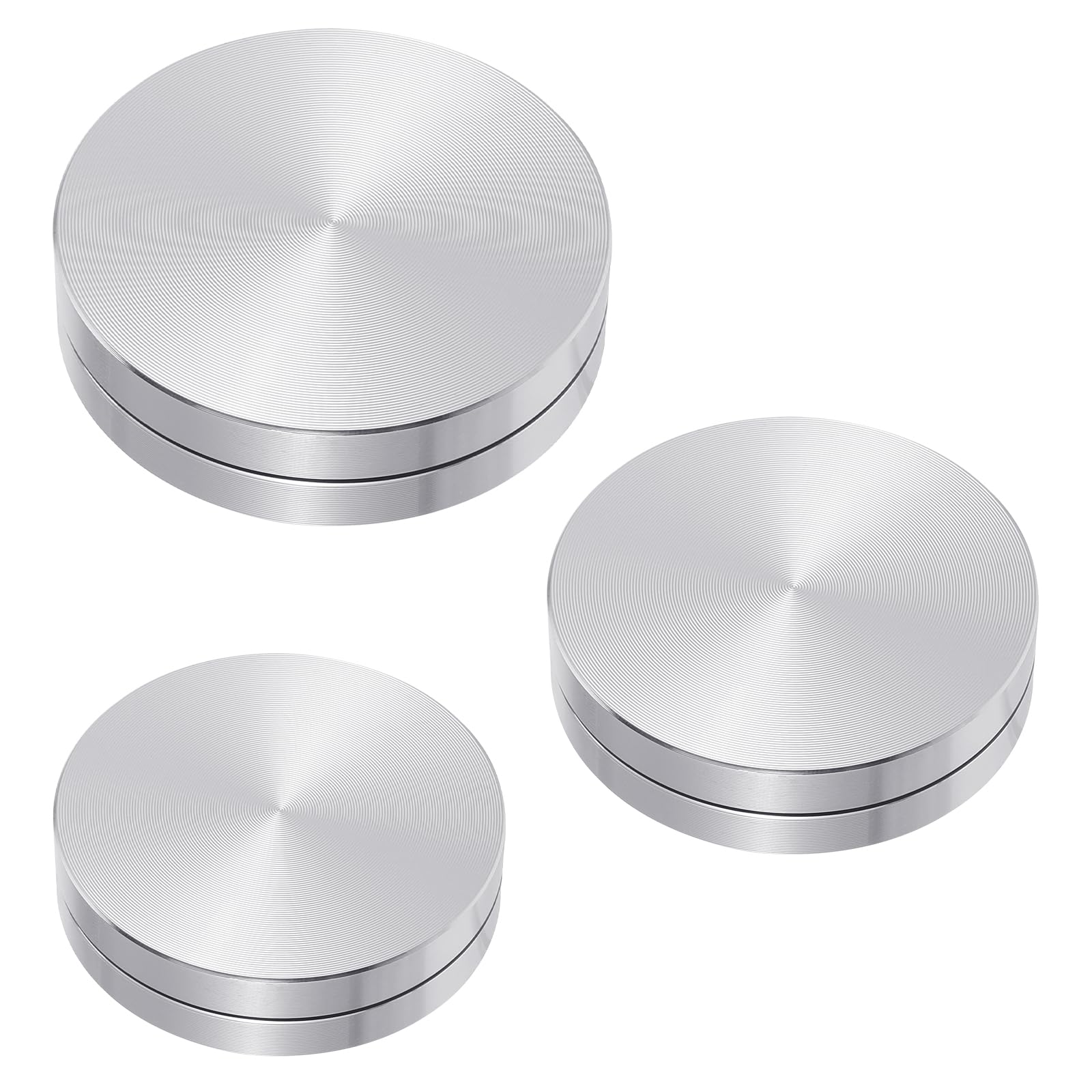 3 Pcs Pottery Trimming Tools, Ceramic Wheel Tools Silver 1set 30mm/38mm/45mm Ceramic Clay Pottery Throwing Trimming Spinner Tool Pottery Finishing Tools and Supplies for Pottery Clay Artist