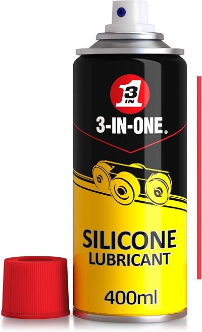 3-IN-ONE Silicone Lubricant 400ml Multipurpose High-Performance Spray
