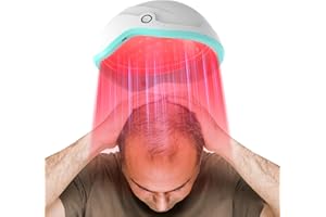 HASOCARE Laser Cap for Hair Regrowth, Red Light Therapy for Hair Growth, Laser Hair Growth Device Medical Grade Lasers, Stimulates Hair Growth, Reverses Thinning