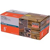 Simpson Strong-Tie SDWS22600DB-R50 Strong-Drive SDWS Timber Screws (Exterior Grade), 0.220 Inch x 6 Inch, Double-Barrier Coated, Washer Head, Sawtooth Point, Tan (Pack of 50)
