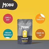 MOBU Caffeine Tablets 200mg 120 Vegan UK Made Focus Energy Pre Workout view 2