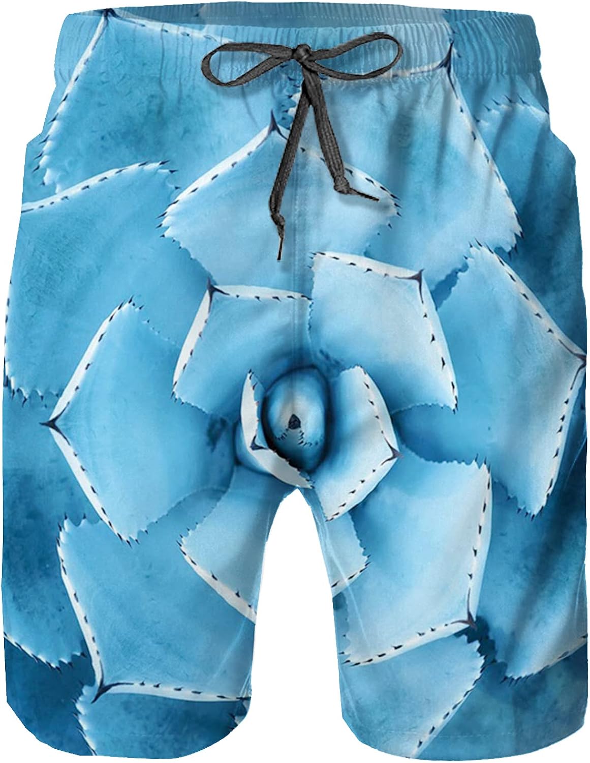 Men's Swimming Trunks with Pockets and QuickDrying Beach Shorts Close