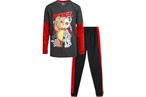 Pro Athlete Boys Pant Set - 2 Piece Tracksuit with Short Sleeve Graphic Tee and Tricot Jogger Sweatpants for Boys (8-16)