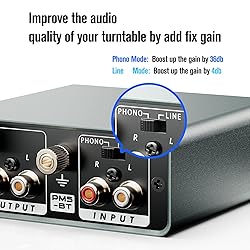 MANAYO Bluetooth Phono Turntable Preamp, Phonograph