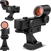 Tydeux Red Dot Finder Starpointer Finderscope for Astronomical Telescopes | Slide-in Bracket, Astronomical Beginners Telescope Accessories, Dimmable, Easy Install, for Celestron 80EQ 80DX 90DX SE SLT