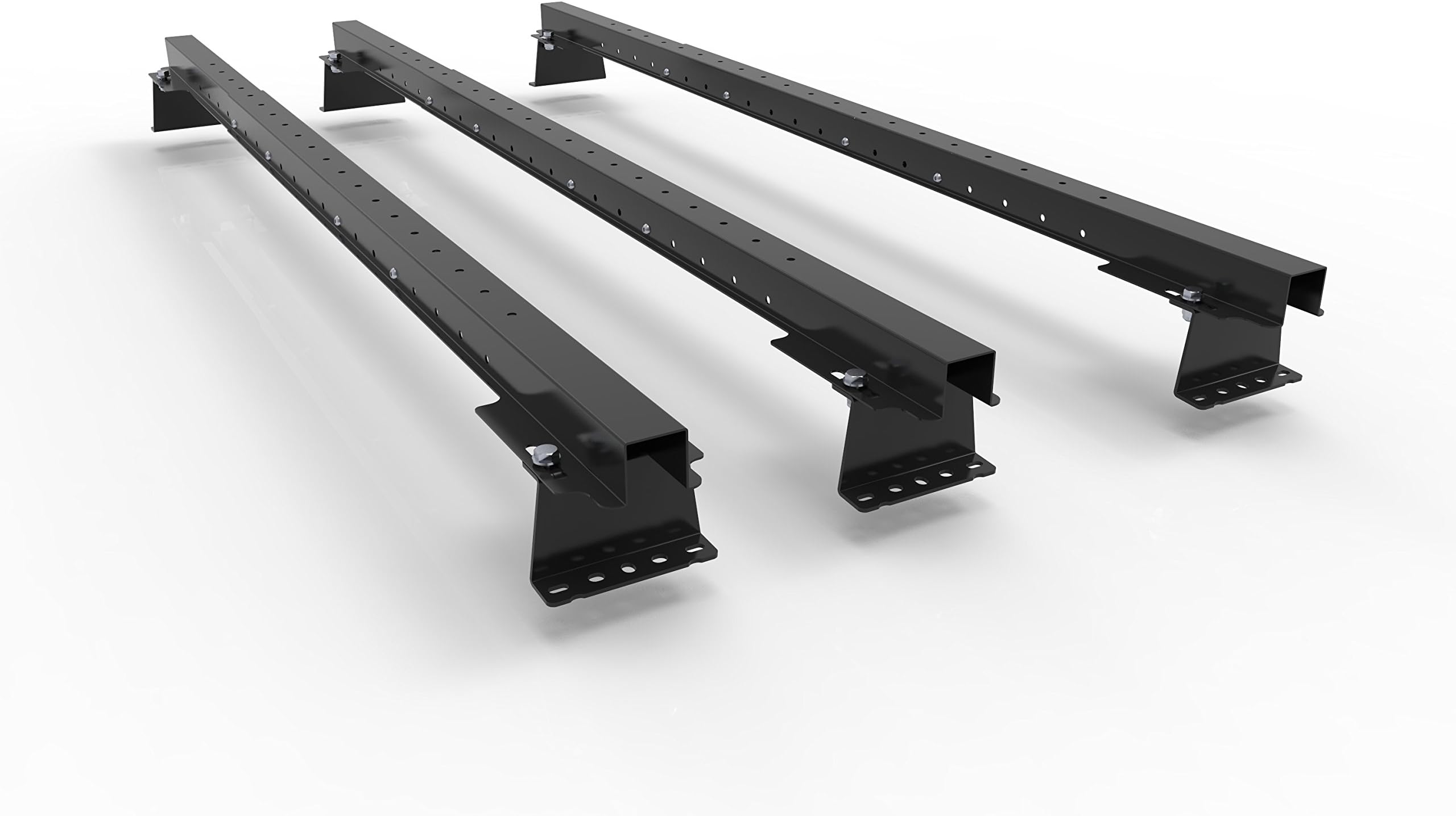 Mk2 PEUGEOT PARTNER VAN (2009-to-2018)-model - 3 Van Roof Rack Bars Rails - with all fittings - AutoRack EasyBars