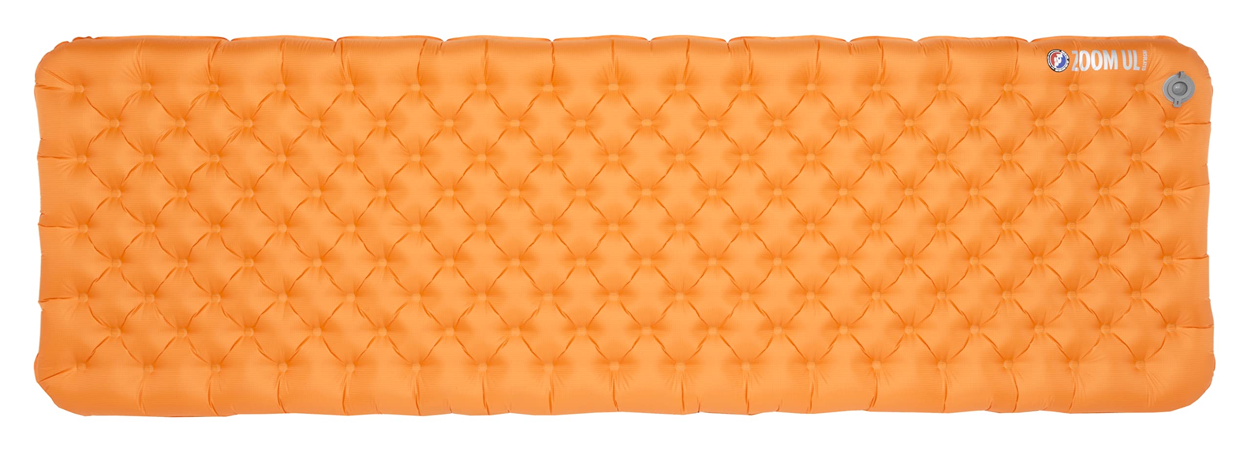 Photo 1 of Big Agnes Zoom UL Insulated Sleeping Pad, Wide Long, Amber Glow, (25X78) - Ultralight, Compact, 3-Season Sleeping Pad for Backpacking