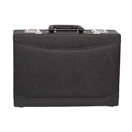 New Bags n Accessories World Trendy Stylish Faux Leather Briefcase (Black