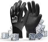 toolant Waterproof Gloves Nitrile Dipped Grip Winter Medium
