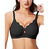 Wireless Bras for Women No Underwire Jelly Push Up Wave Seamless Full Coverage Bralettes Support Lift Everyday Bra