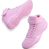 BKWHDAY Kids Wrestling Shoes Youth Boys Girls Boxing Shoe Lightweight Breathable Non Slip