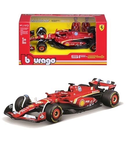 Amazon.com: 1:43 SFR Ferrari F1 Team Race Car (2023) with Helmet