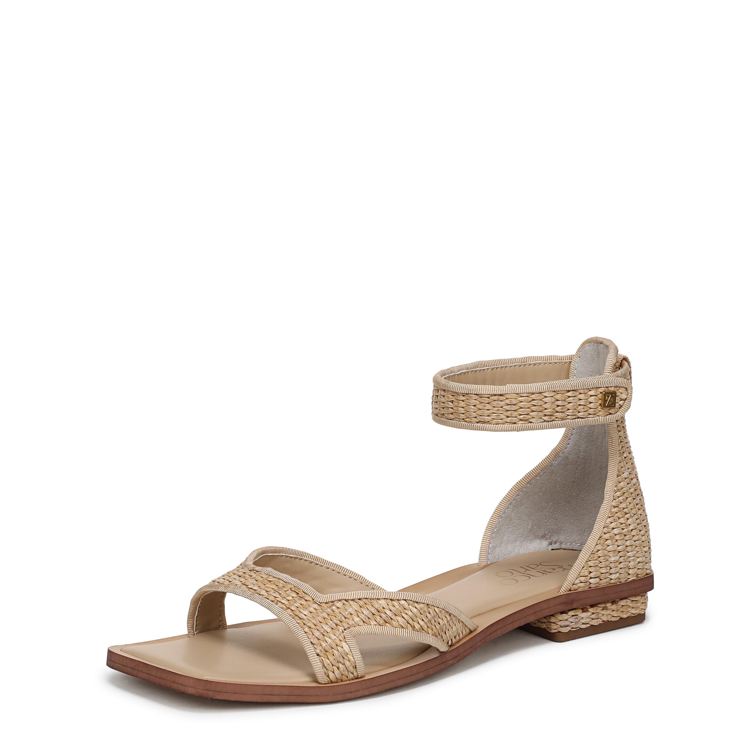 Franco Sarto Women’s Elisa Sandal Natural Raffia 7.5 M