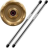 Rannar 2 Pack Carbon Fiber Suppressor Alignment Rods for .223/5.56 and .308/7.62/.300, Bore Alignment Rods with Protective Case, 0.001" Straightness