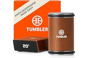 The Original Tumbler Rolling Knife Sharpener™ - Knife Sharpening Made Easy - Knife Sharpener Tool for Kitchen, Outdoor & Util