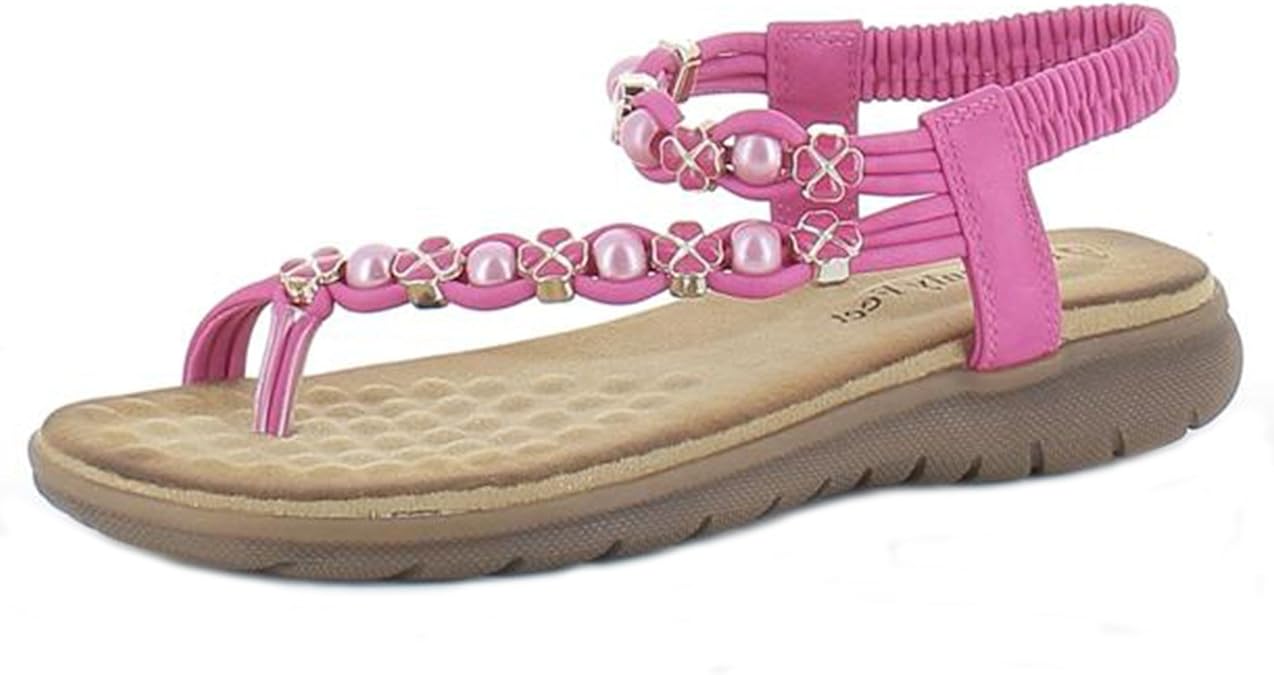 Heavenly Feet Lark Fuchsia Sandals Amazon.co.uk Shoes &amp; Bags