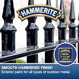 Hammerite Direct to Rust 5092936 Hammered Blue 250ml Metal Paint view 2