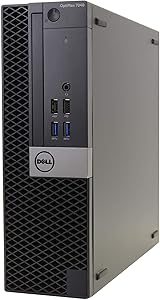 Dell OptiPlex 7040-SFF, Core i7-6700 3.4GHz, 16GB RAM, 480GB Solid State Drive, DVD, Windows 10 Pro 64bit, (Renewed)
