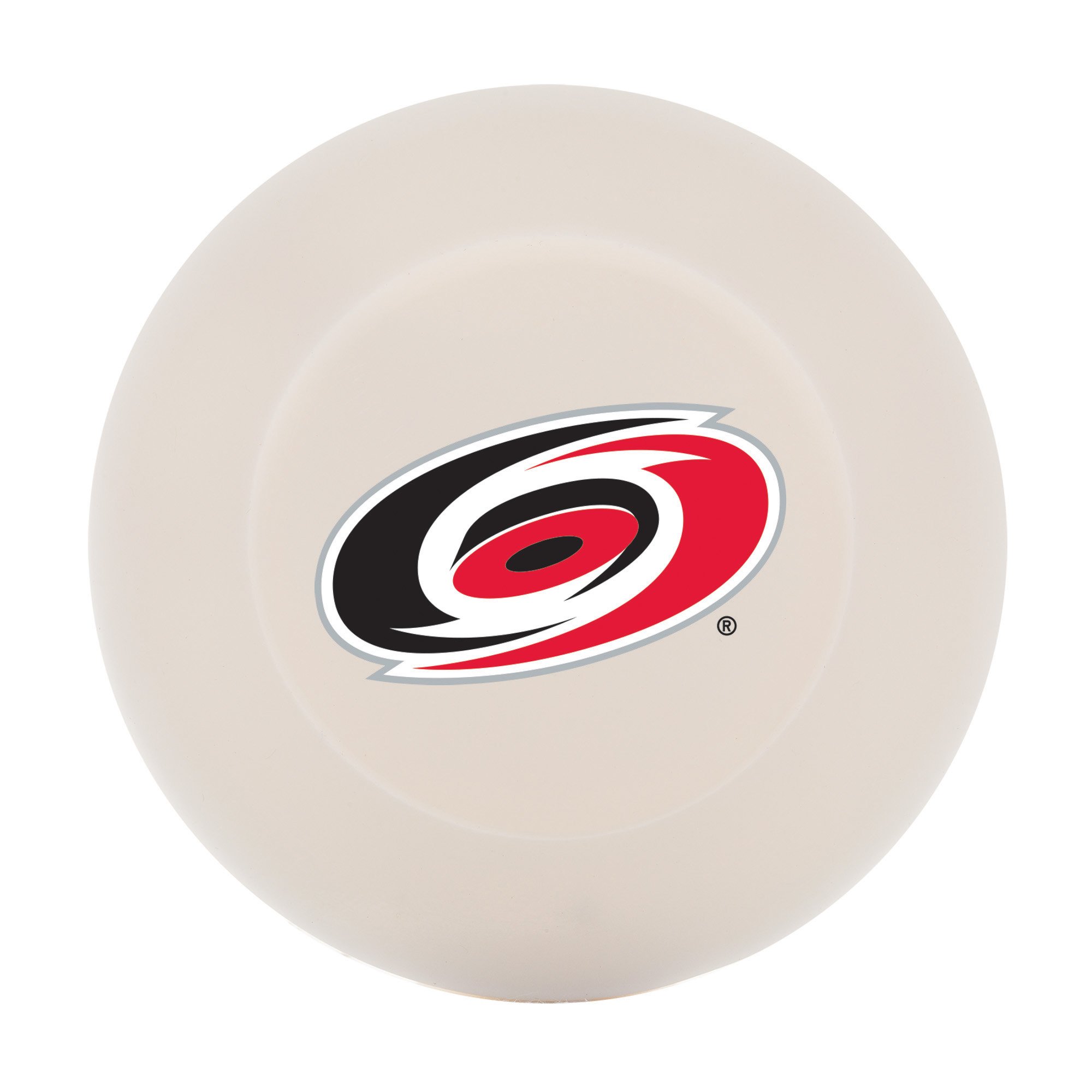Franklin Sports Carolina Hurricanes Street Hockey Puck - Molded PVC Team Logo Puck for Smooth Surfaces - NHL Official Licensed Product