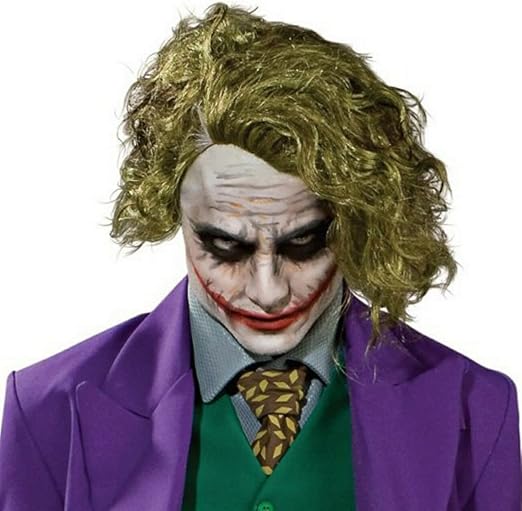 Amazon Com Batman The Dark Knight Joker Wig Blonde One Size