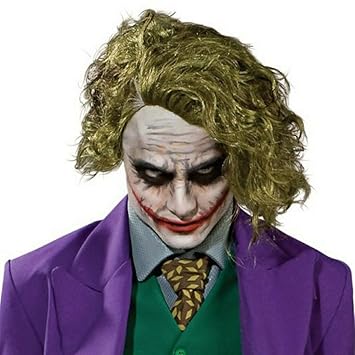 Buy Batman The Dark Knight Joker Wig Blonde One Size Online At