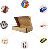 RLAVBL 25 Pack Small Shipping Boxes 9x6x2 Brown Corrugated Carton view 7