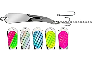 IRON DECOY Salty Fishing Lure Spoon, Saltwater, Casting, Trolling, Jigging, Seatrout, Striped Bass, Mackerel, Snook, Tarpon, Bluefish, Salmon