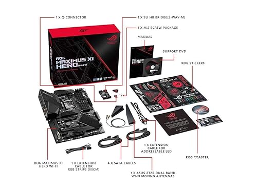 ASUS ROG Maximus XI Hero (Wi-Fi) Z390 Gaming Motherboard LGA1151 (Intel 8th  9th Gen) ATX DDR4 DP HDMI USB