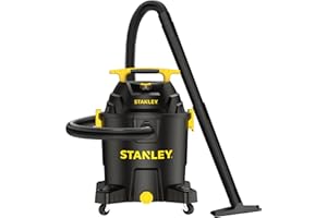 STANLEY SL18701P-10A Wet/Dry Vacuum,10 Gallon 6.0 Peak HP, 10Gallon, Black