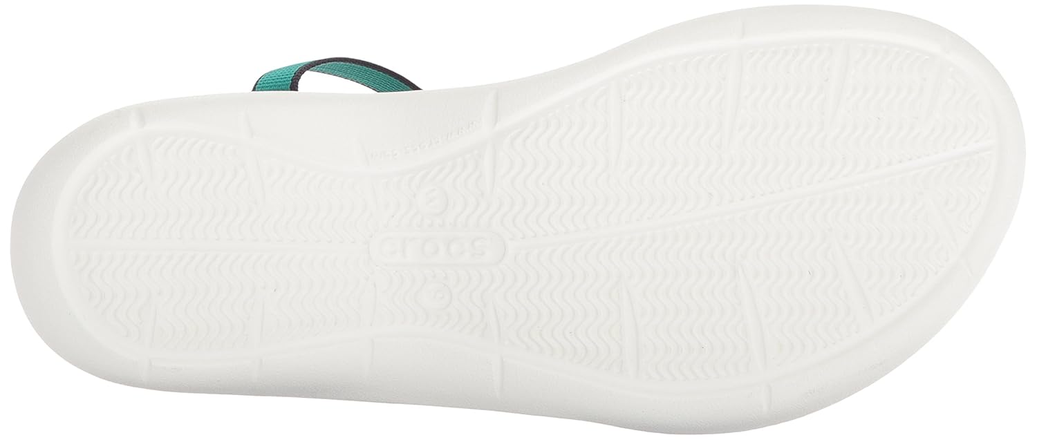 crocs swiftwater webbing w sport sandal tropical teal 5 b(m) us