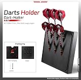 CyeeLife Wall Mounted Darts Holder Stand 6 Dart Display Case view 5