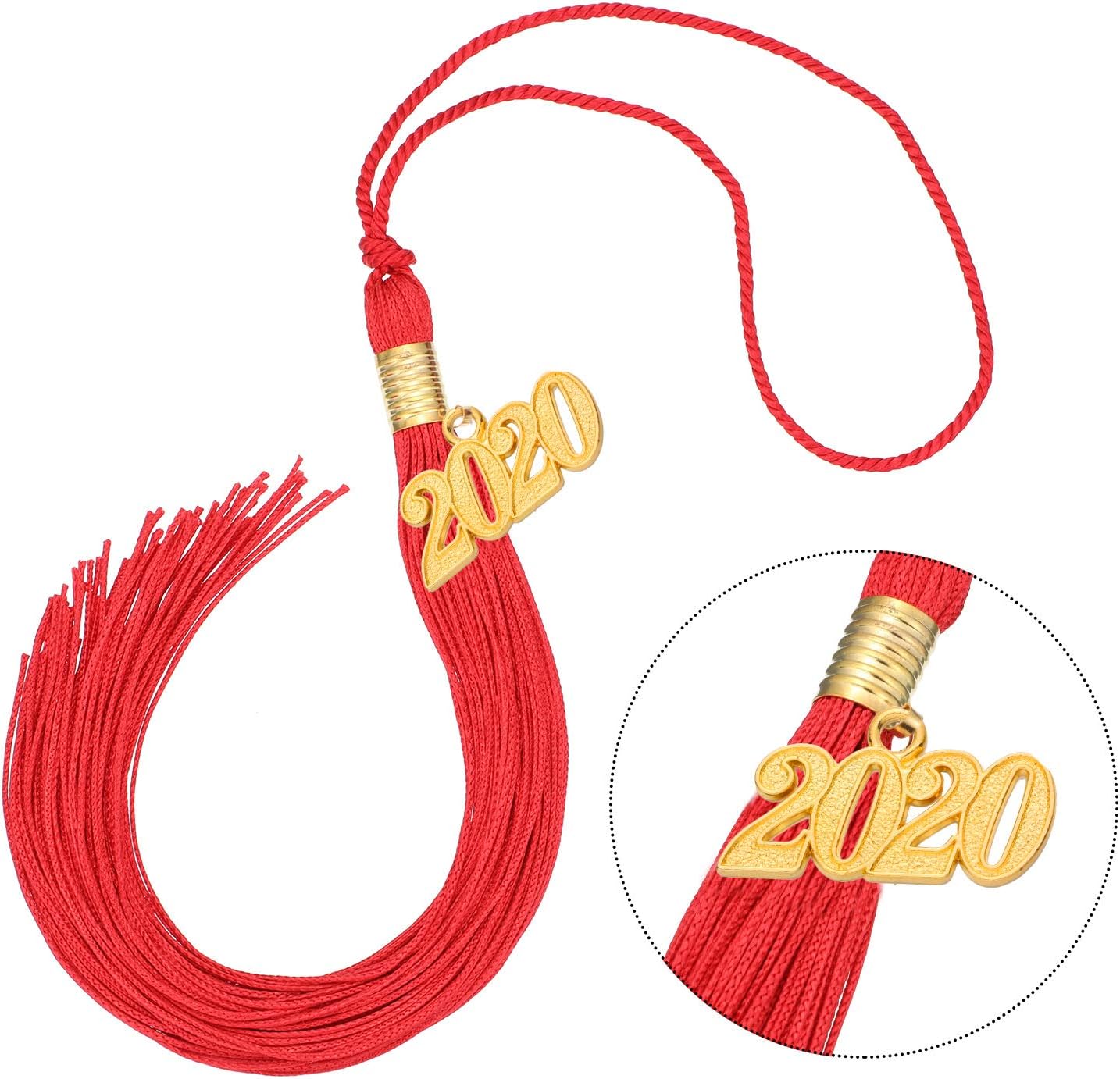 Tassels Red, 2020 14 Pieces Graduation Tassel Academic ...