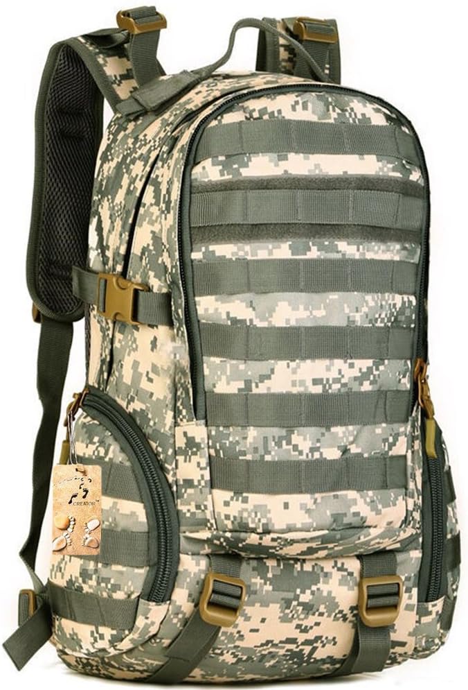 Tactical Backpack Military Assault Daypack Army Rucksack MOLLE 35L Backpack