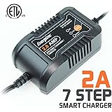 Energizer ENC-2A 2 Amp Battery Charger + Maintainer features 6 volt and 12 volt charging selectivity
